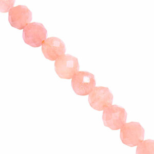 LD Moonstone Naranja Bola Fac. 4mm- 38cm aprox (1 tira)