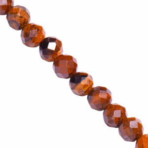 LD Ojo de Tigre Bola Fac. 4mm- 39cm aprox (1 tira)